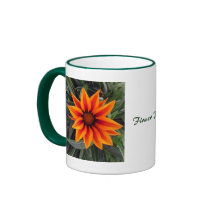 Färgrika daisy kaffe muggar