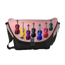 FÄRGRIKA FIOLER - MESSENGER BAG