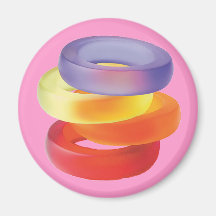 Färgrika Gelarmband Magnet För Kylskåp