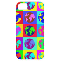 Färgrika jordklot iPhone 5 Case-Mate fodral