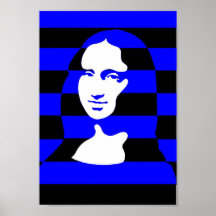 Färgrika Mona Affisch