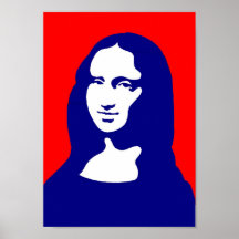 Färgrika Mona Affischer