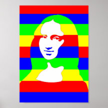 Färgrika Mona Print