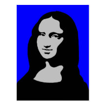 Färgrika Mona Vykort