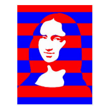 Färgrika Mona Vykort