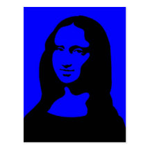 Färgrika Mona Vykort