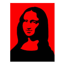 Färgrika Mona Vykort