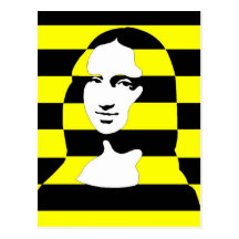 Färgrika Mona Vykort