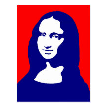 Färgrika Mona Vykort