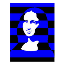 Färgrika Mona Vykort