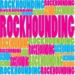 Färgrika Rockhounding Acrylic Cut Out