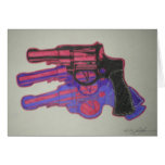 Färgrika vapen - Warhol stil Hälsningskort