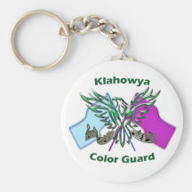 Färgvakt Keychain Nyckel Ringar