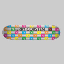 Färjan Corsten "funky färgar" skateboarden skateboards