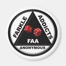 Farkle missbrukar anonymt (versionen 2010) magneter