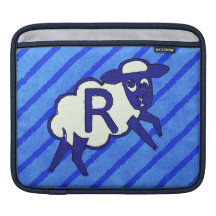 FårMonogrambrev R iPad Sleeve