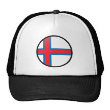 Faroe Island cirklar den kvalitets- flagga Mesh Kepsar