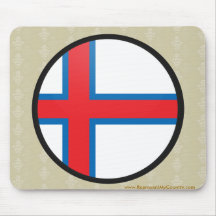 Faroe Island cirklar den kvalitets- flagga Musmattor