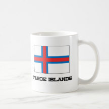 Faroe Island flagga Kaffe Muggar