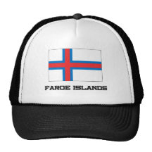 Faroe Island flagga Trucker Kepsar