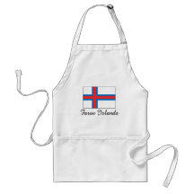 Faroe Island flaggadesign Förkläde