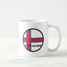 Faroe Island Roundel kvalitets- flagga Muggar
