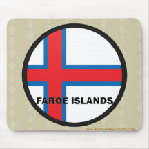Faroe Island Roundel kvalitets- flagga Musmatta