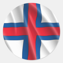 FAROE ISLAND RUNDA KLISTERMÄRKEN