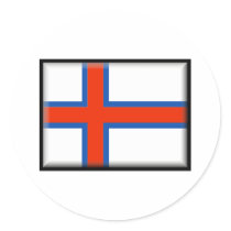 Faroe Island sjunker Klistermärke