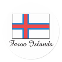Faroe Island sjunker design Klistermärken