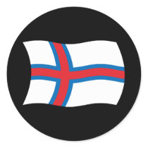 Faroe Island sjunker klistermärken