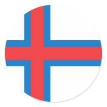 Faroe Island sjunker klistermärken