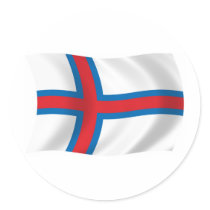 Faroe Island sjunker klistermärken