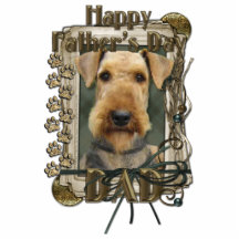 Fars dag - stentassar - Airedale Photo Cut Outs