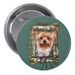Fars dag - stentassar - Yorkshire Terrier Knapp Med Nål