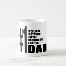 Fars dagfödelsedagjulen numrerar en pappa muggar