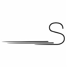FARTFYLLD S-MONOGRAMSVART PHOTO CUT OUT