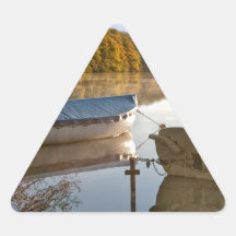 Fartyg på Hald så Triangle Stickers