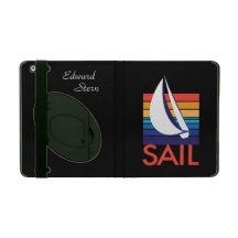 Fartygfärg black_personalized Square_Sail_on iPad Skal