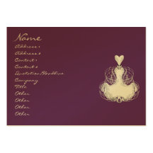 #Fashion#Diva - vitsnöre#Dress Visit Kort