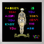 Fashionista Affisch