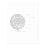 Fasta. Rusa. Symbol i grått på White. Vykort