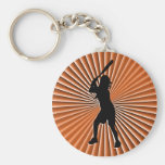 Fastpitch softballsmet Keychain Nyckelringar