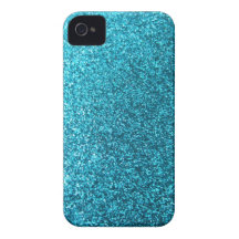 Fauxblåttglitter iPhone 4 Case-Mate Cases