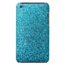 Fauxblåttglitter iPod Touch Cases