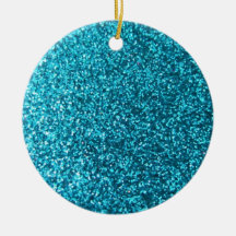 Fauxblåttglitter Jul Dekorationer