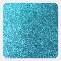 Fauxblåttglitter Klistermärke