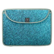 Fauxblåttglitter Sleeves För MacBooks