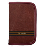 Fauxbruntläder Organizer