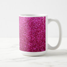 Fauxshock rosaglitter kaffe muggar